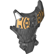 Large Figure Torso Cover, Armor with Gold Technical Gear Print (Bulk) Perltitan