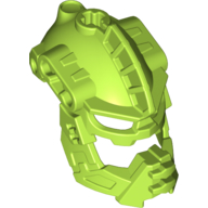 Large Figure Mask, Black Phantom Lime