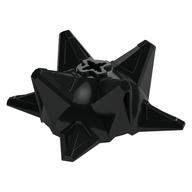 Large Figure Weapon Spiked Ball, Half Black