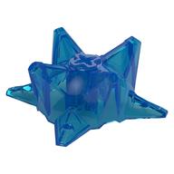 Large Figure Weapon Spiked Ball, Half Trans-Dark Blue