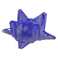 Large Figure Weapon Spiked Ball, Half Trans-Purple
