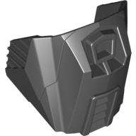 Large Figure Limb Cover, Armor, Knee / Shoulder Black