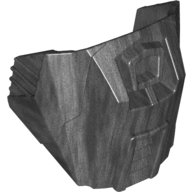 Large Figure Limb Cover, Armor, Knee / Shoulder Pearl Titanium