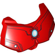 Large Figure Chest Cover, Armour Small with Iron Man Reactor Print Rot