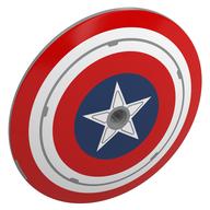 Dish 9 × 9 Inverted with Pin Hole with Captain America Shield print Light Bluish Gray