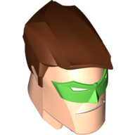 Large Figure Head Green Lantern Print Hellnougat