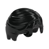 Hair Swept Right with Front Curl Schwarz