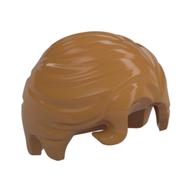 Hair Swept Right with Front Curl Mittelnougat