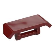 Spoiler 2 × 4 with Handle [Plain] Dunkelrot
