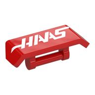 Spoiler 2 × 4 with Handle with White 'HAAS' print Rot