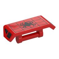 Spoiler 2 × 4 with Spider-Man Logo, Webs print Red