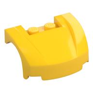 Vehicle Body, Wheel Arch / Mudguard 3 × 4 × 1 2/3 Low Profile, Curved Front Gelb