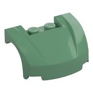 Vehicle Body, Wheel Arch / Mudguard 3 × 4 × 1 2/3 Low Profile, Curved Front Sandgrün