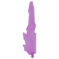 Weapon Sword with Jagged Edges, Axle Opal Trans-Dark Pink