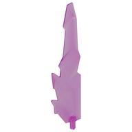 Weapon Sword with Jagged Edges, Axle Transparent-Dunkelrosa