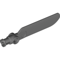 Technic Rotor Blade Small with Hole and Axle Connector End Dunkelblaugrau