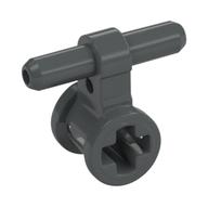 Pneumatic Hose Connector with Axle Connector Dark Bluish Gray