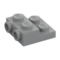Plate Special 2 × 2 × 2/3 with Two Studs On Side and Two Raised [Solid Anti-stud]