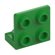 Bracket 1 × 2 - 2 × 2 Inverted Bright Green