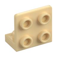 Bracket 1 × 2 - 2 × 2 Inverted Tan