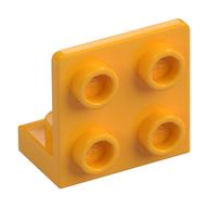 Bracket 1 × 2 - 2 × 2 Inverted Bright Light Orange