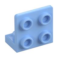 Bracket 1 × 2 - 2 × 2 Inverted Bright Light Blue