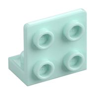 Bracket 1 × 2 - 2 × 2 Inverted Light Aqua