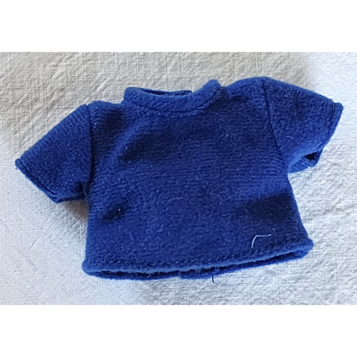 Duplo T-Shirt (Velveteen Fabric) Blue