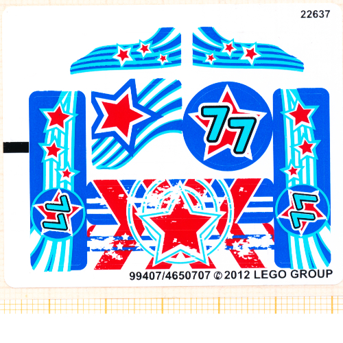 Stickerbogen für Set 9094-1 [Keine Farbe/Beliebige Farbe]