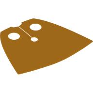 Neckwear Cape, Standard, Very Short [Traditional Starched Fabric] Bright Light Orange
