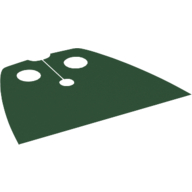 Neckwear Cape, Standard, Very Short [Traditional Starched Fabric] Dunkelgrün
