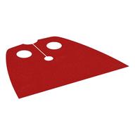 Neckwear Cape, Standard, Very Short [Traditional Starched Fabric] Rot