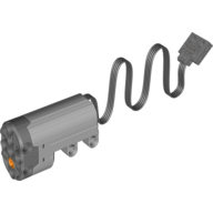 Motor, Servo, Power Functions with Dark Bluish Gray Bottom Hellblaugrau