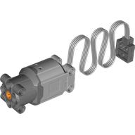 Motor, groß, Power Functions mit dunkelblaugrau unten Hellblaugrau