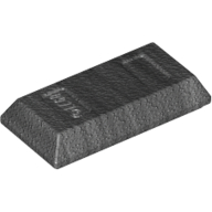 Tile Special 1 × 2 with Sloped Walls AKA Money / Gold Bar [Ingot] Perltitan