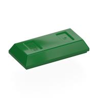 Tile Special 1 × 2 with Sloped Walls AKA Money / Gold Bar [Ingot] Green