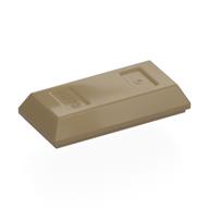 Tile Special 1 × 2 with Sloped Walls AKA Money / Gold Bar [Ingot] Dunkelbeige