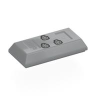 Tile Special 1 × 2 with Sloped Walls with T-Cam Antennas print Light Bluish Gray