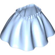 Duplo Skirt [Plain] Bright Light Blue