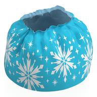 Duplo Skirt with Snowflakes Print Medium Azure