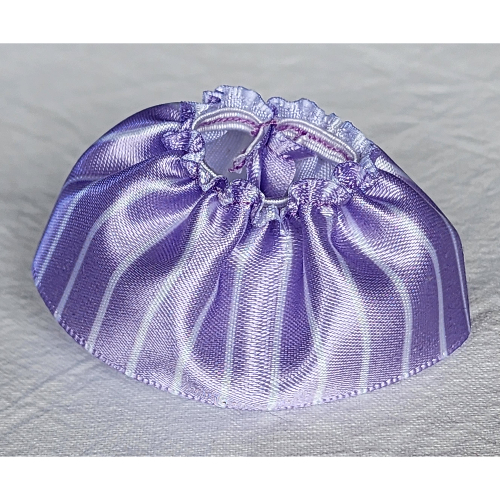 Duplo Skirt with White Strips print Lavendel