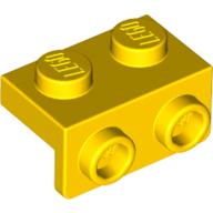 Bracket 1 × 2 - 1 × 2 Yellow