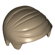 Hair Smooth Combed Sideways Dark Tan