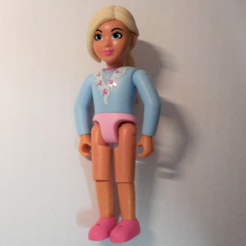 Belville Figure Fixed Elbows, Child, Female, Light Yellow Hair, Light Blue Top, Silver Horseshoe Necklace, Dark Pink Shoes [Keine Farbe/Beliebige Farbe]