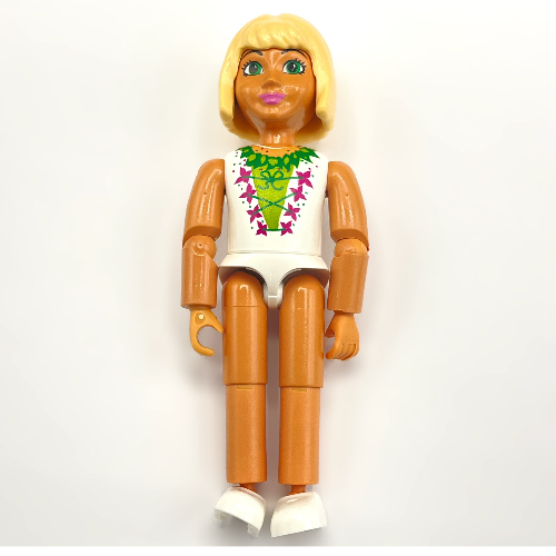 Belville Figure Articulated Elbows, Child, Female, Light Yellow Hair, White Swimsuit / Top with Laced Green Inset Print (Josephine) [Keine Farbe/Beliebige Farbe]