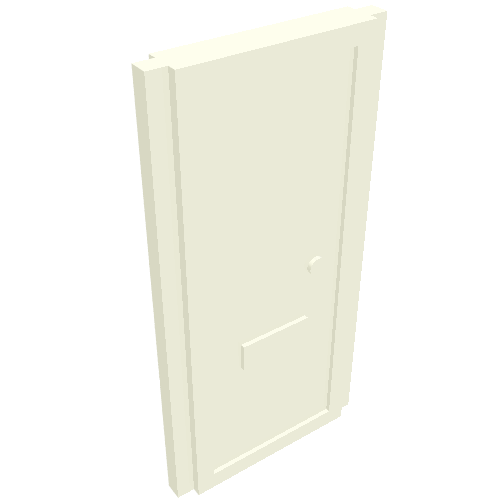 Door for Slotted Bricks White