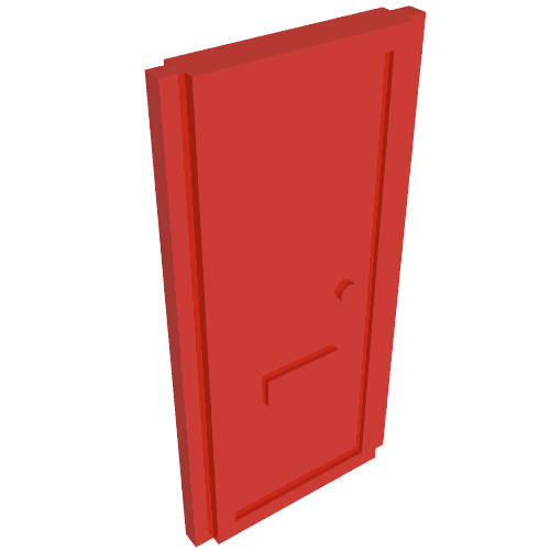 Door for Slotted Bricks Rot