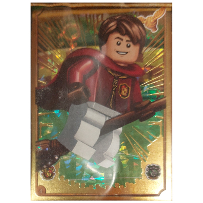Trading Card, Harry Potter, Gold Card - Oliver Wood