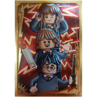 Trading Card, Harry Potter, Gold Card - Hermione Granger, Ron Weasley and Harry Potter [Keine Farbe/Beliebige Farbe]
