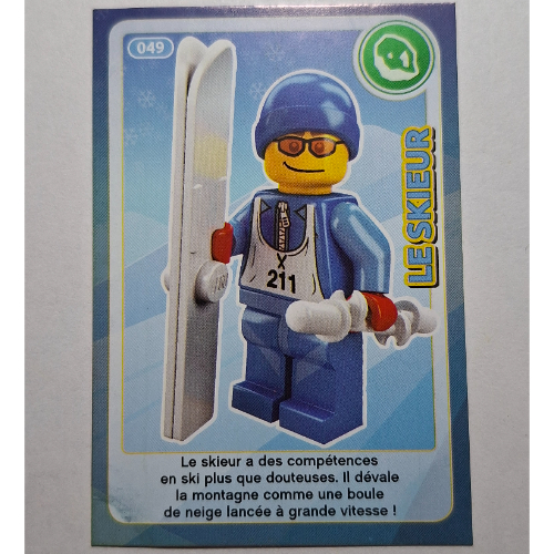 Sammelkarte für Set TRADINGCARD-12, #049 Druck [Keine Farbe/Beliebige Farbe]